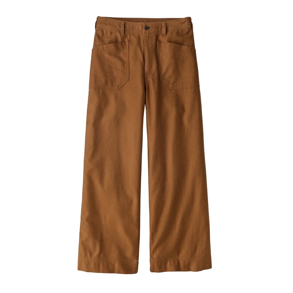 Patagonia Wide-Leg Utility Pants in Brown
